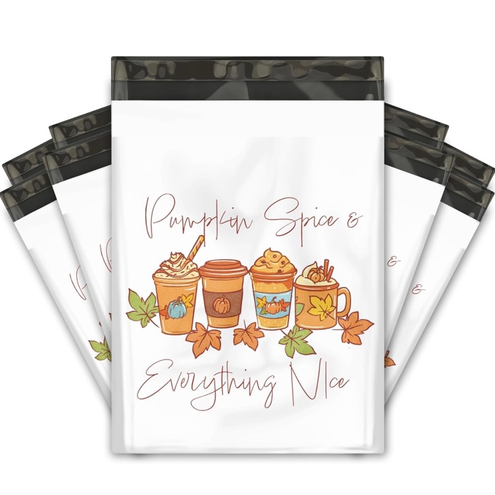 Pumpkin 🎃 Spice and Everything Nice Polymailers 10x13 bundle of 15